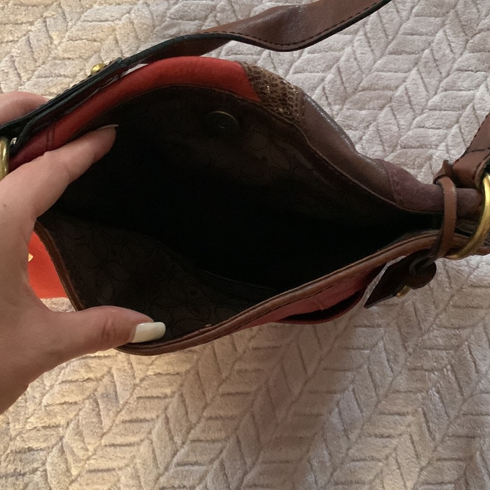 Fossil Multi Color Leather Purse - image 6